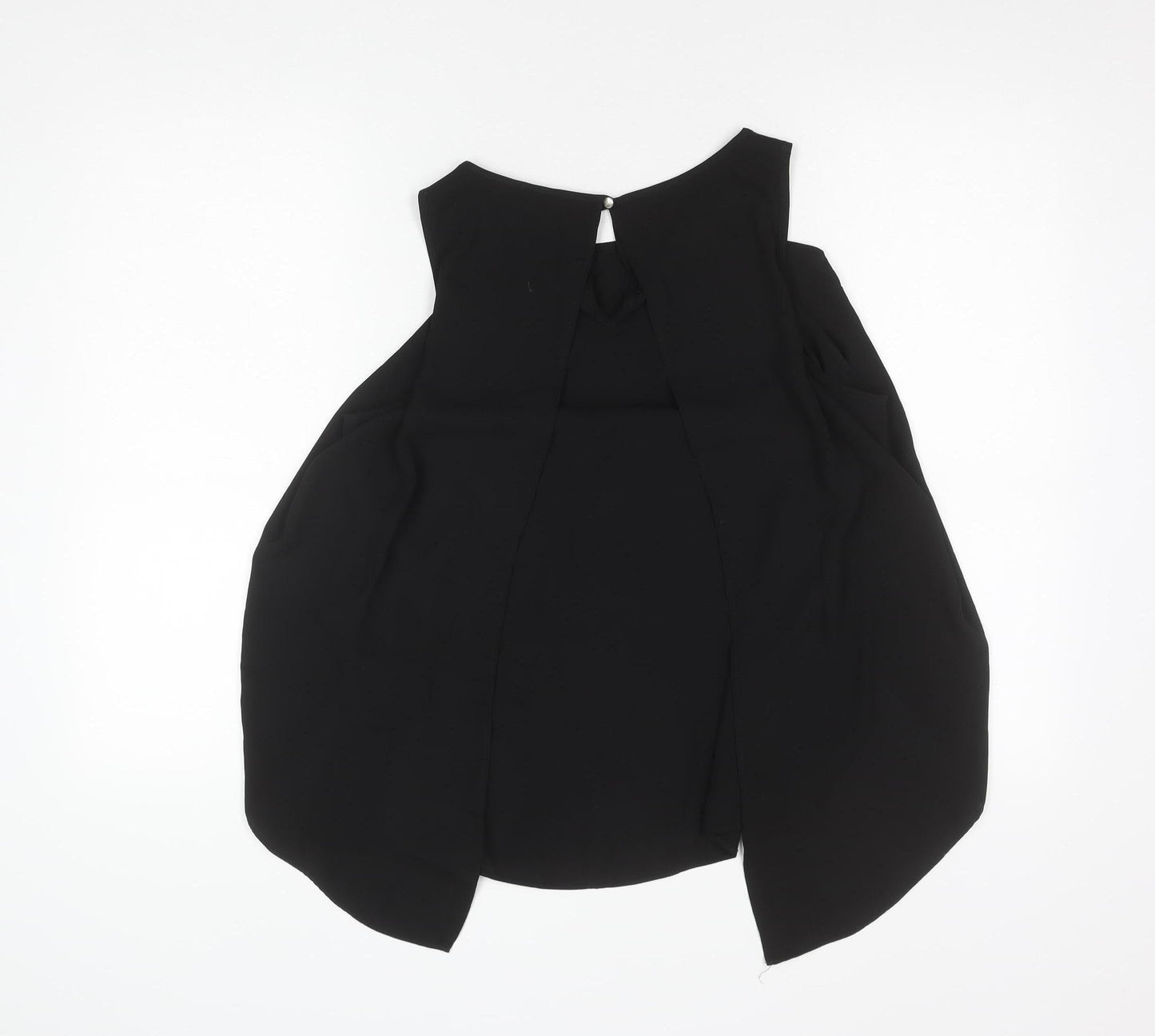 Womens UK Size 12 River Island Black Basic Blouse