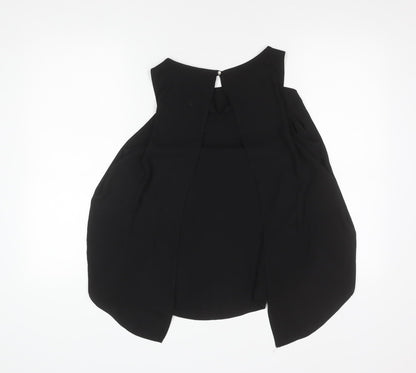 Womens UK Size 12 River Island Black Basic Blouse