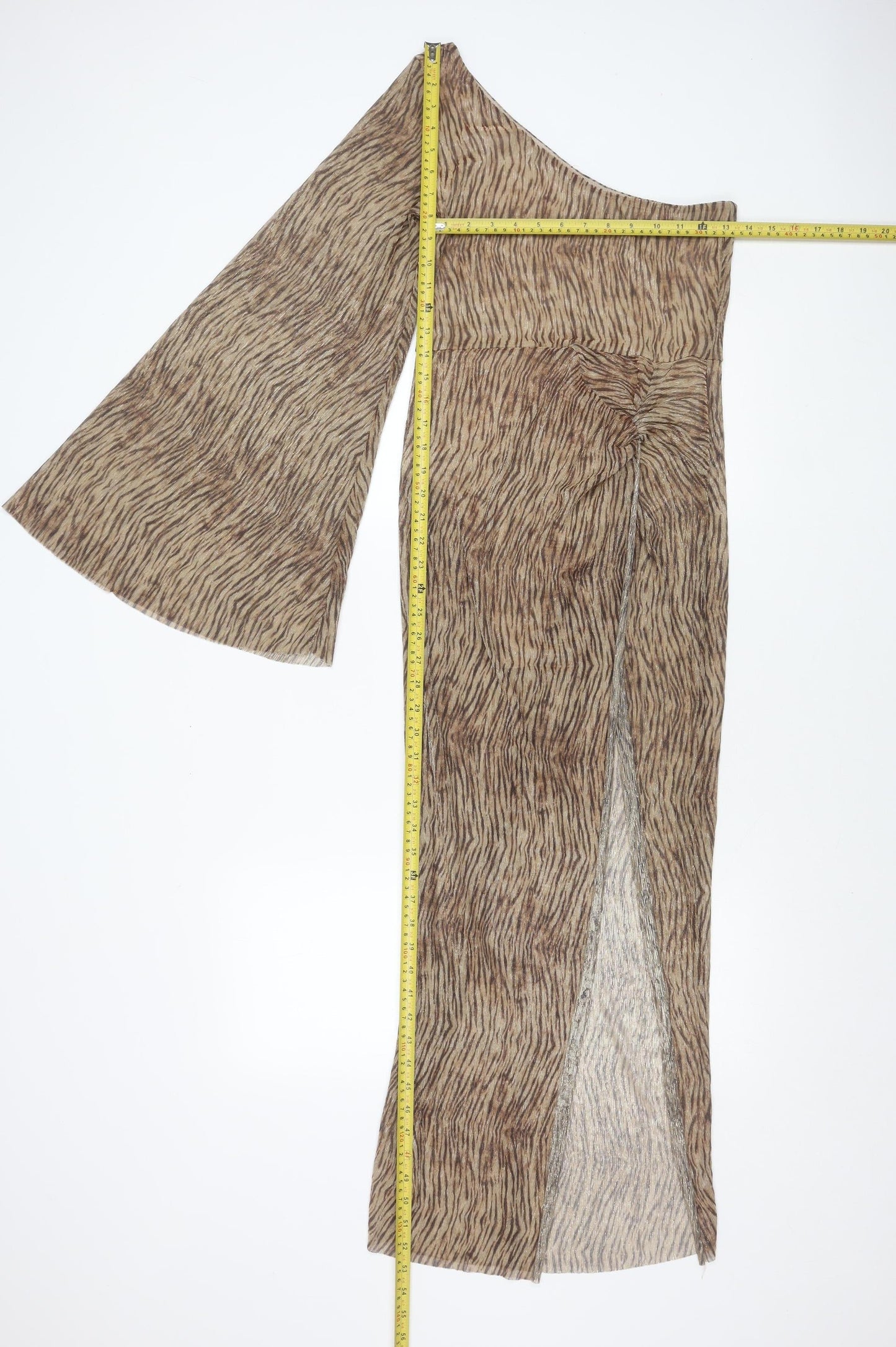 ASOS Women’s Brown Animal Print Bodycon Maxi Dress UK 10