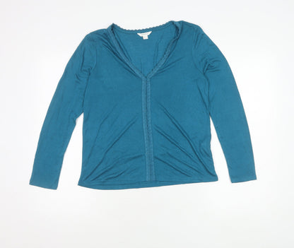 Womens UK Size M Springfield Blue Cardigan Jumper