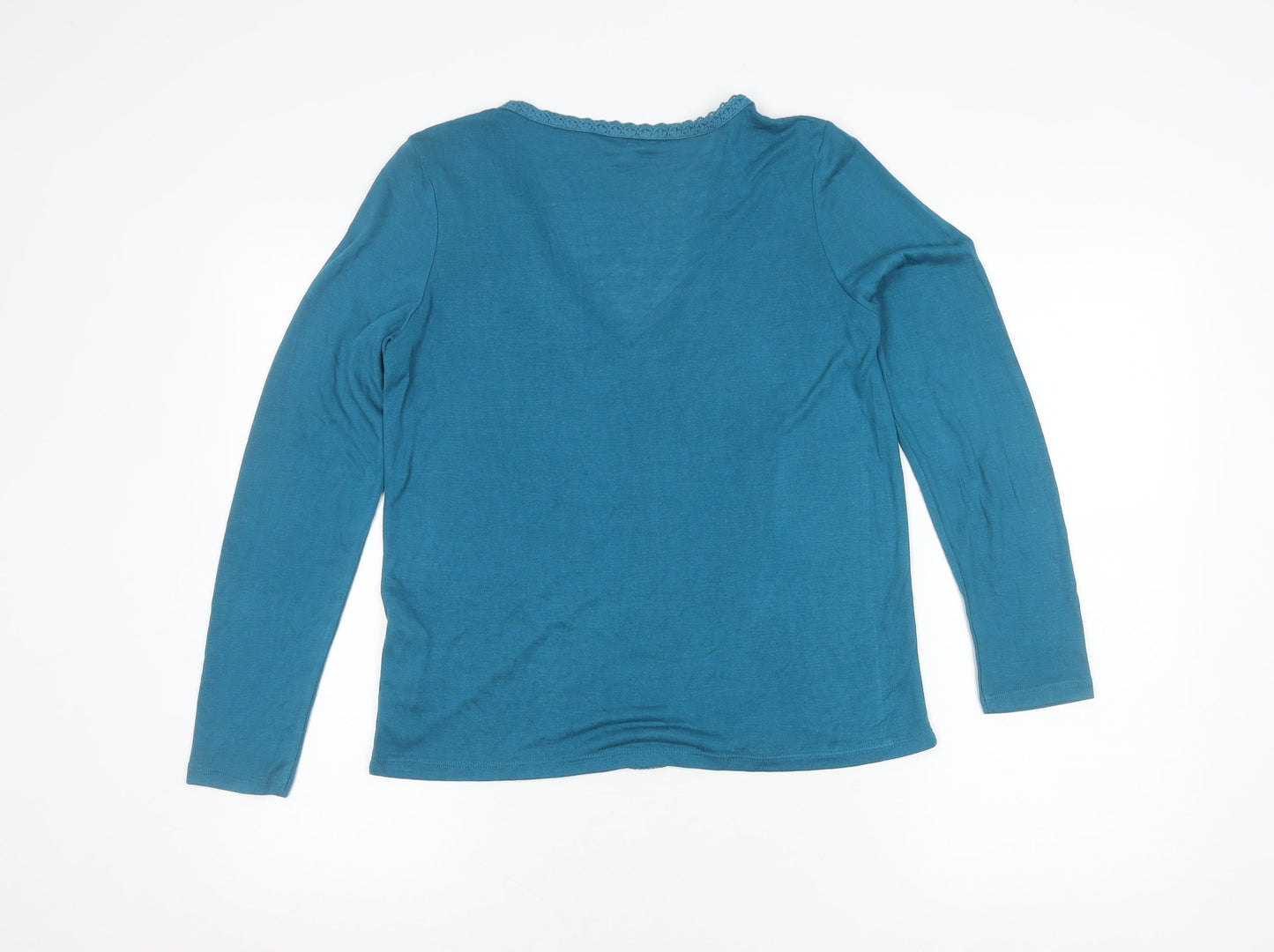 Womens UK Size M Springfield Blue Cardigan Jumper
