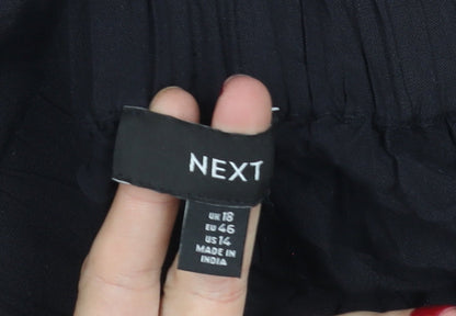 Next Women’s Black Size 18 Regular Fit Summer Viscose Shorts