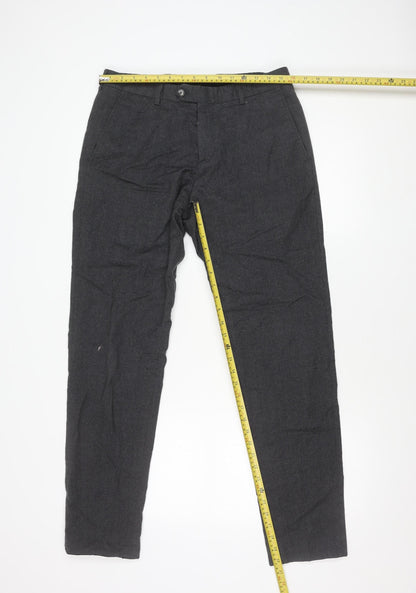 Tommy Hilfiger Men’s Grey Slim Fit Chino Trousers 34W 32L