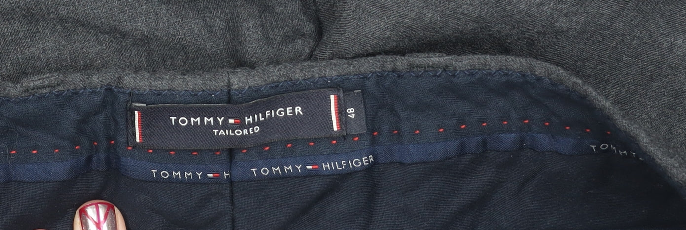 Tommy Hilfiger Men’s Grey Slim Fit Chino Trousers 34W 32L