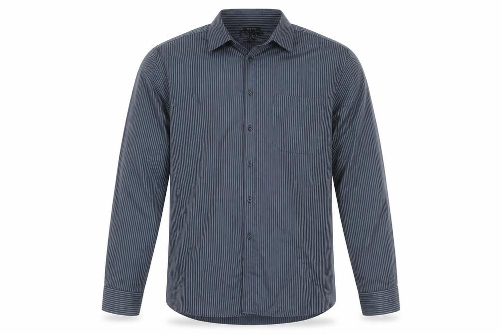Mens UK Collar Size XL Nicole Miller Smart Blue  Dress Shirt