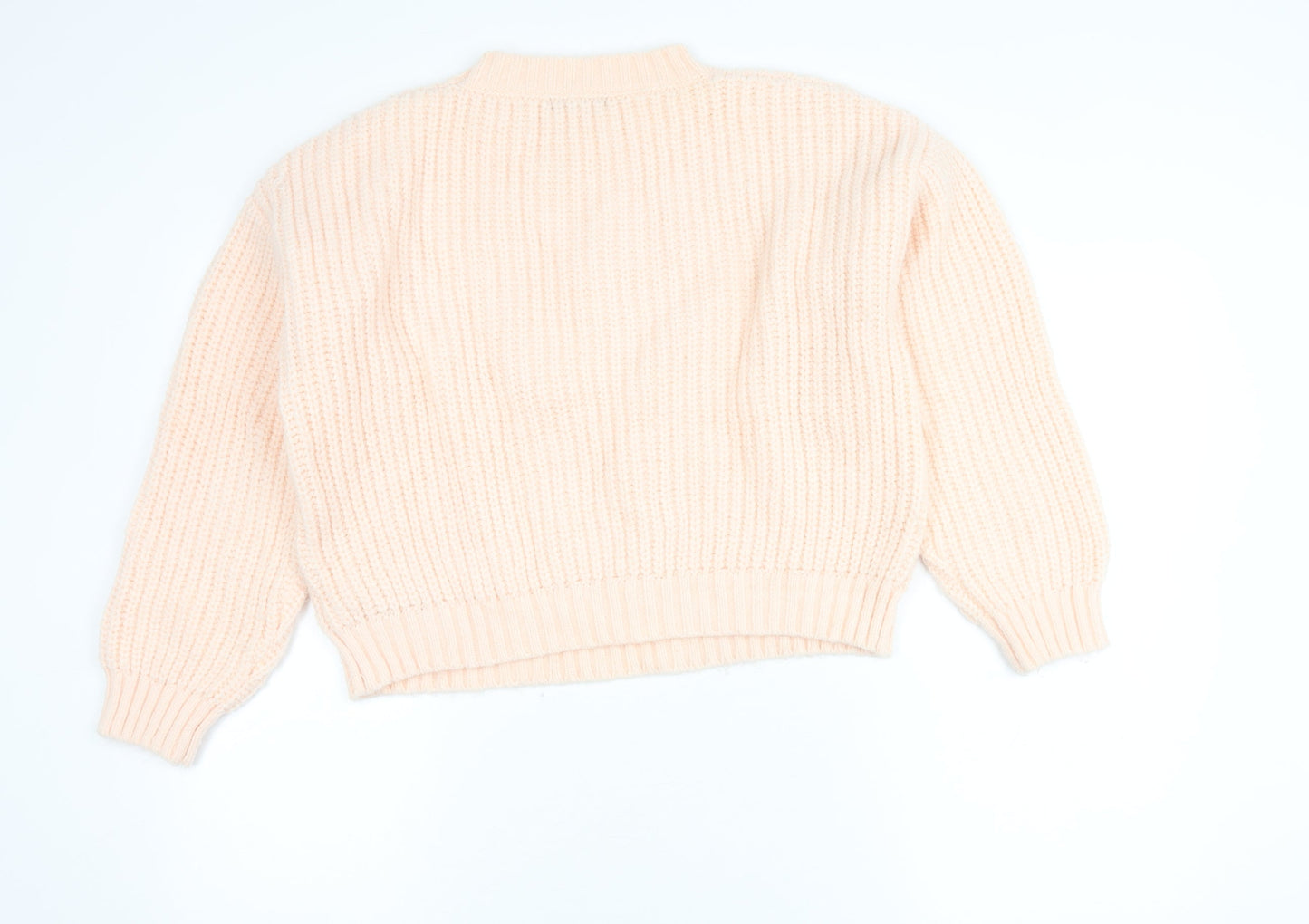 Womens UK Size S Quiz Beige Pullover Jumper