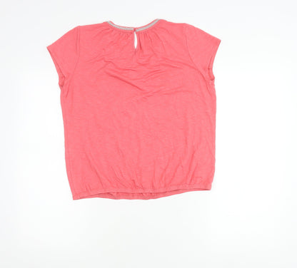 Womens UK Size 14 BHS Pink Basic Blouse