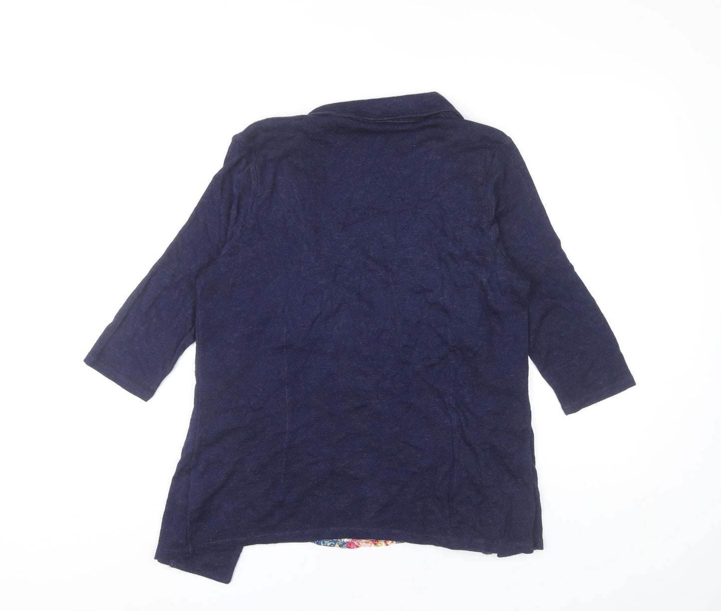 Womens UK Size 14 Marks and Spencer Blue Tunic Blouse