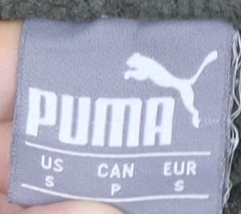 Puma Men's Green Jogger Trousers S Regular Fit Elastic Waist Cuffed