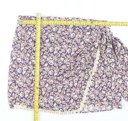 Womens UK Size S Zara Wrap  Skirt
