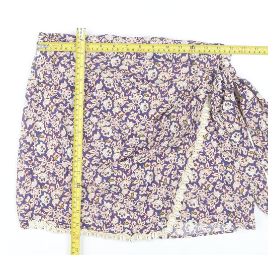 Womens UK Size S Zara Wrap  Skirt