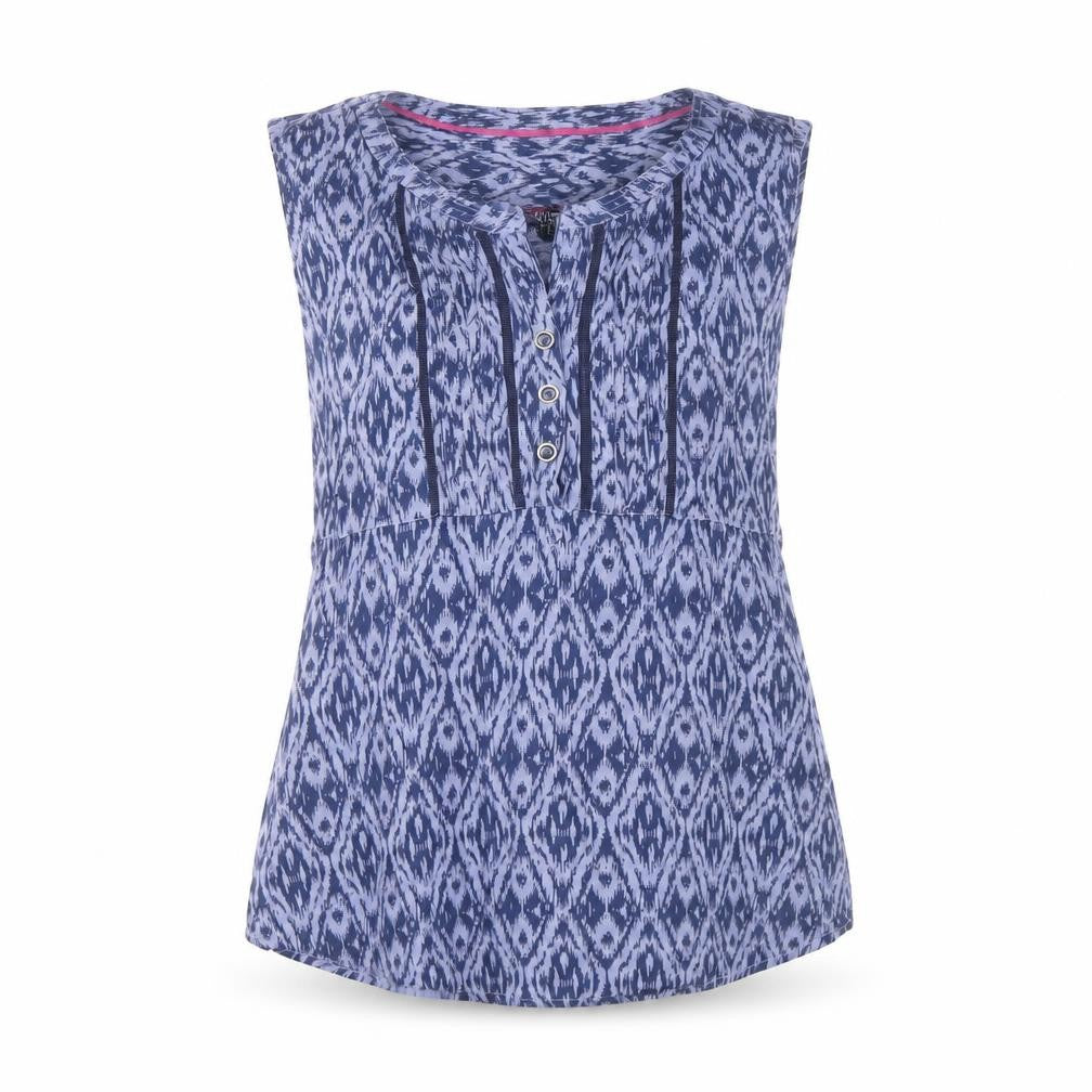 Womens UK Size 10 Maine New England Blue Tunic Blouse