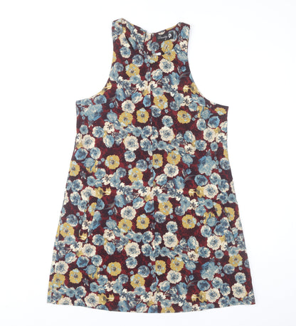 Danity Women’s Multicoloured Floral Shift Dress M Sleeveless
