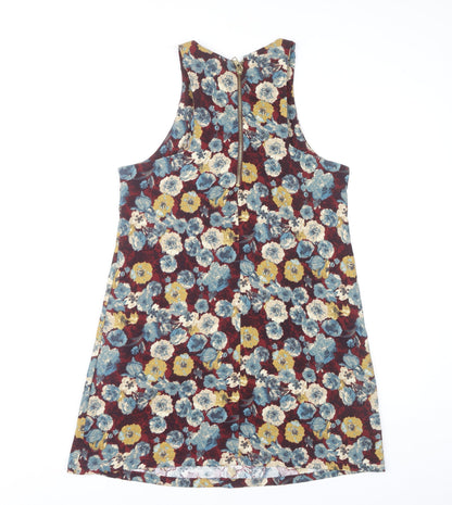 Danity Women’s Multicoloured Floral Shift Dress M Sleeveless