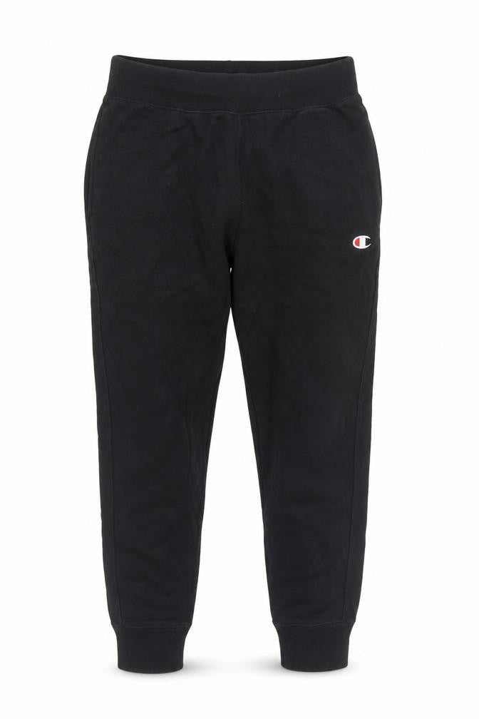 Mens UK Size M Champion Regular Fit Jogger Black Trousers