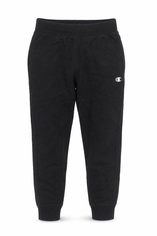 Mens UK Size M Champion Regular Fit Jogger Black Trousers