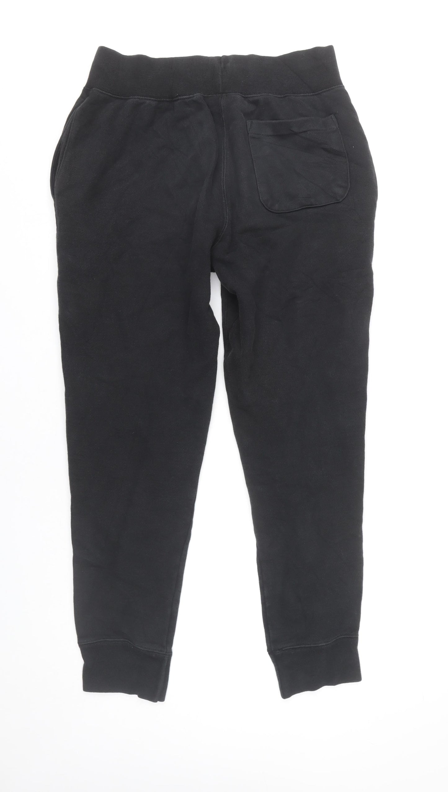 Mens UK Size M Champion Regular Fit Jogger Black Trousers