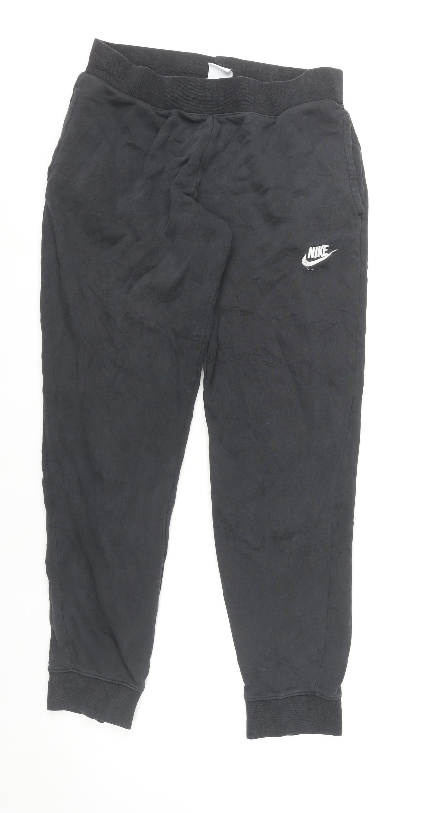 Womens UK Size XL Nike Regular Fit Jogger Black Trousers