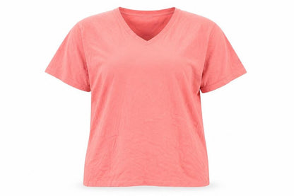 Womens UK Size 2XL Cotton Traders Pink Basic T-Shirt