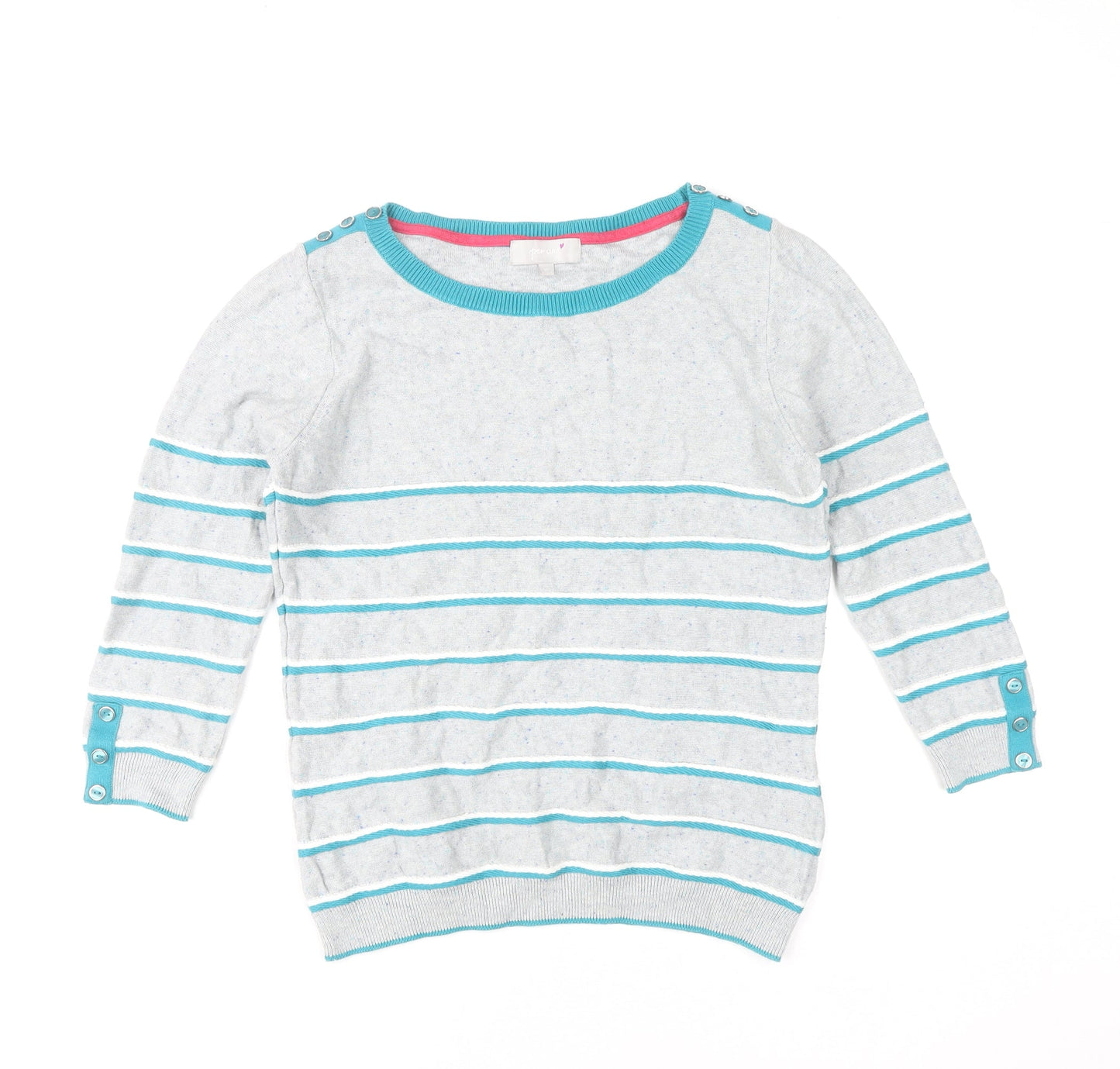Womens UK Size 10 Marks and Spencer Grey Pullover Jumper
