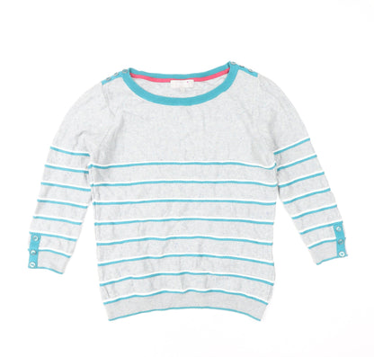 Womens UK Size 10 Marks and Spencer Grey Pullover Jumper
