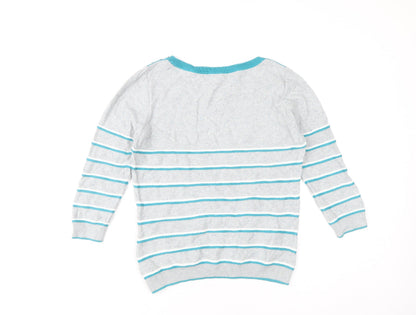 Womens UK Size 10 Marks and Spencer Grey Pullover Jumper