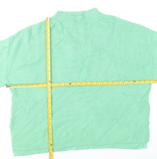 Womens UK Size XL Marks and Spencer Green Pullover Jumper