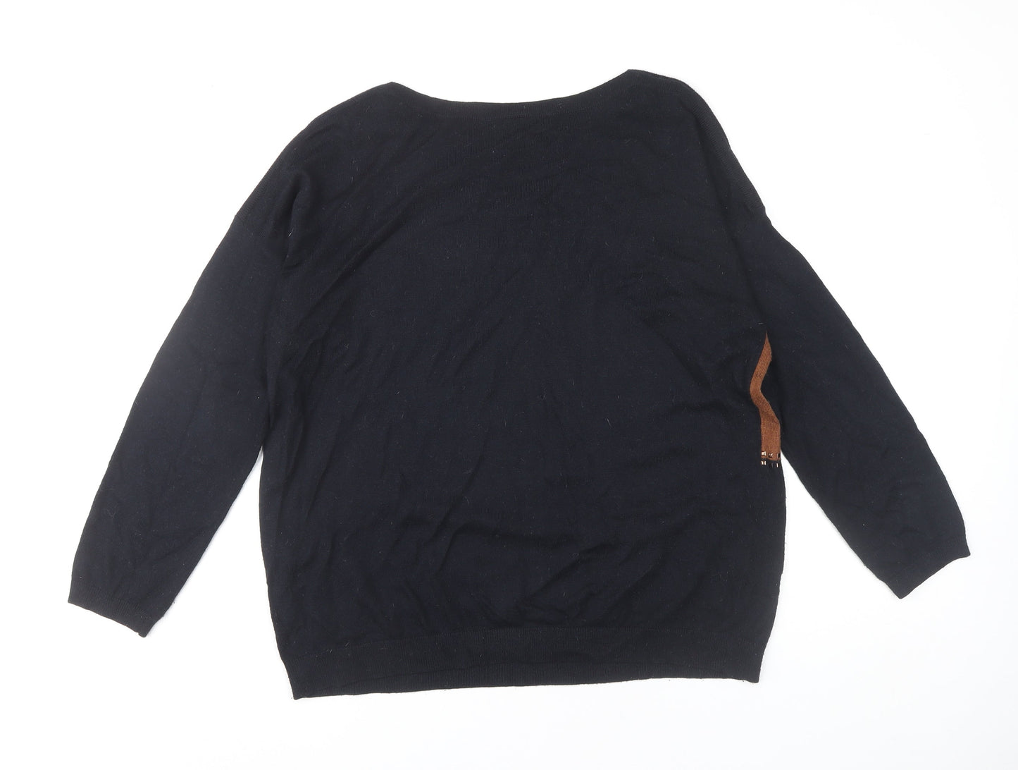 Womens UK Size M Wallis Black Pullover Jumper