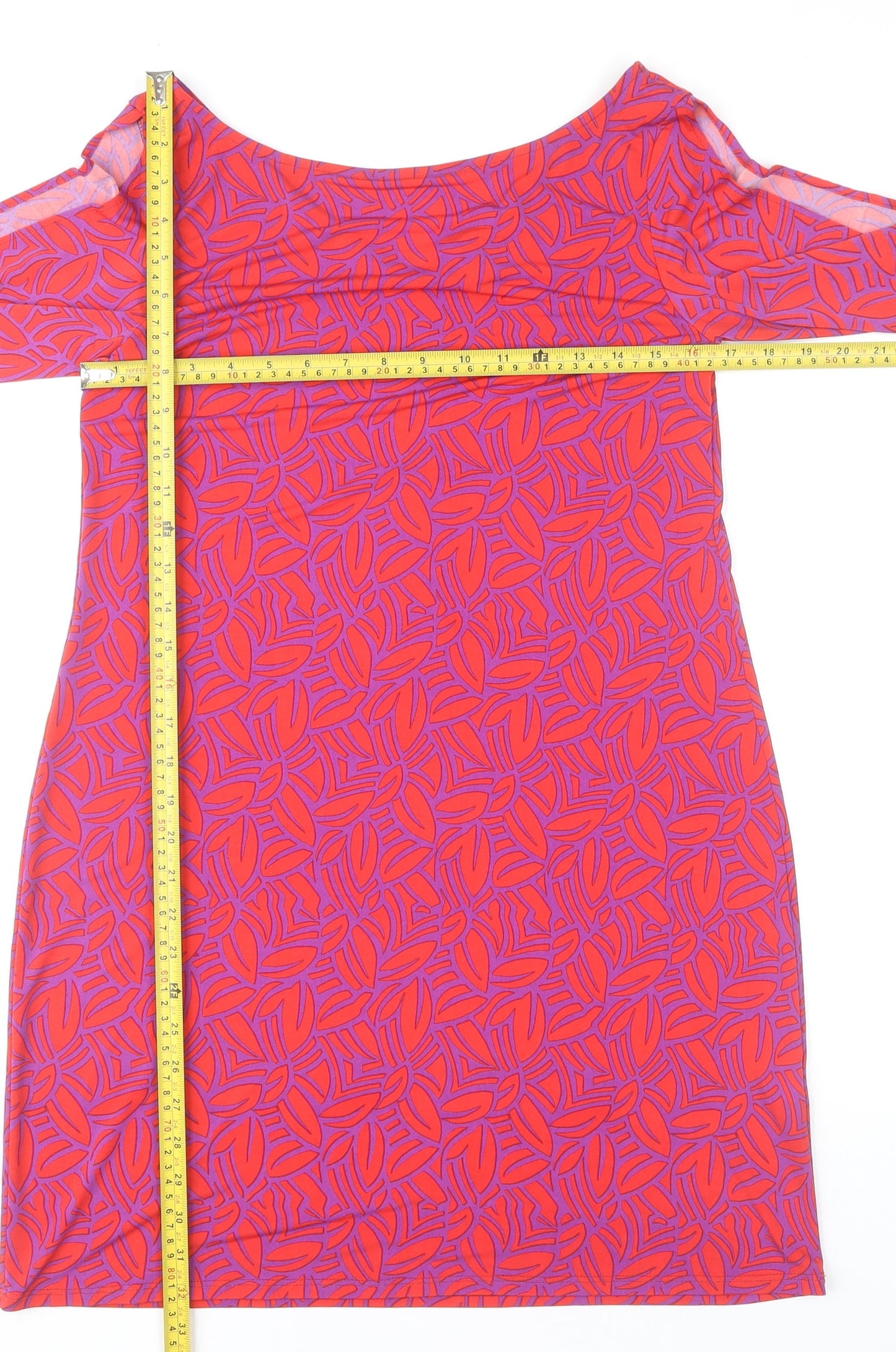 Leota Women’s Multicoloured S Shift Jersey Dress 3/4 Sleeve