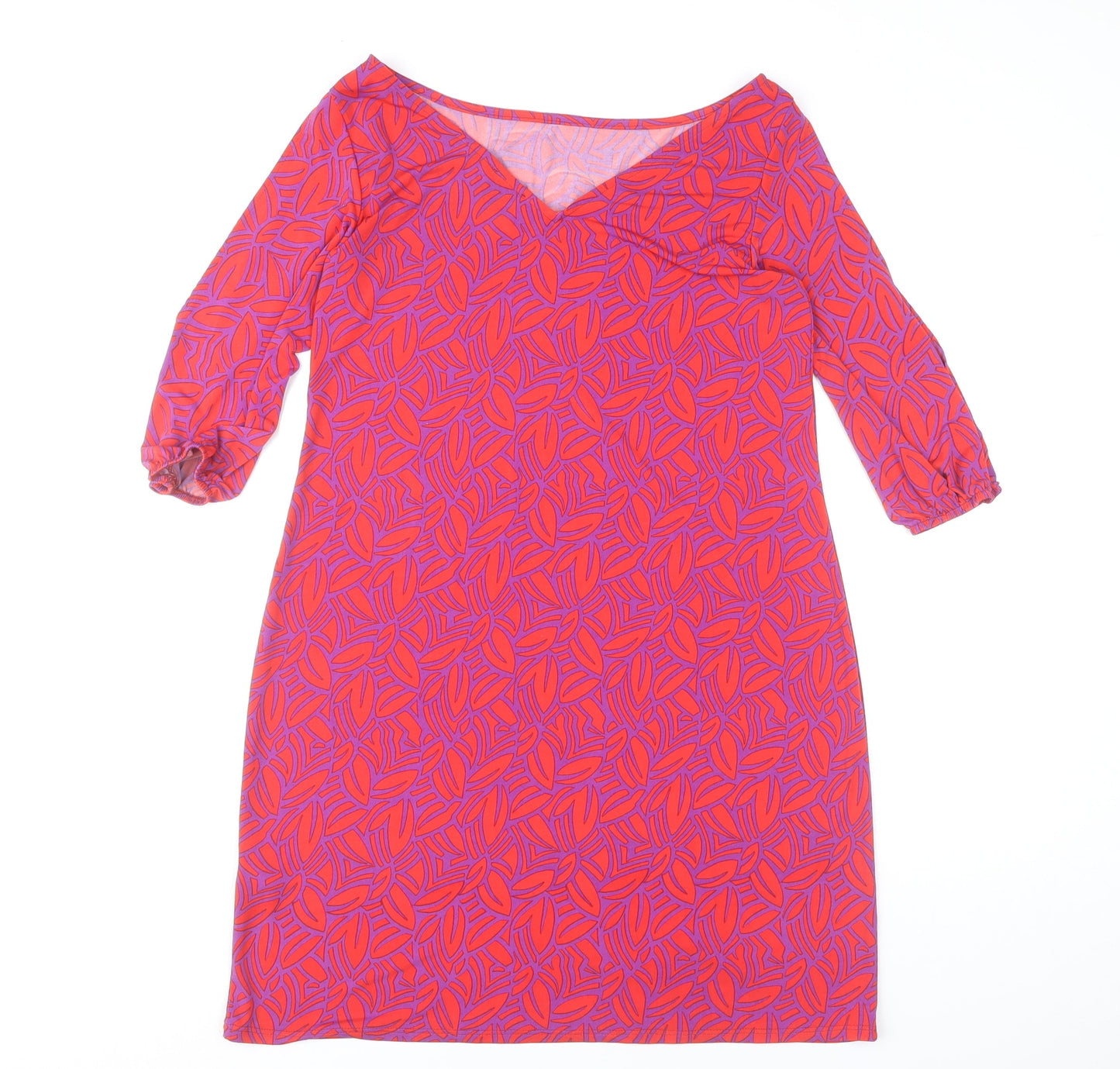Leota Women’s Multicoloured S Shift Jersey Dress 3/4 Sleeve