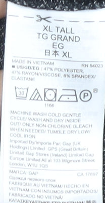 GAP Women’s Grey XL Tall Lightweight Open Front Cardigan