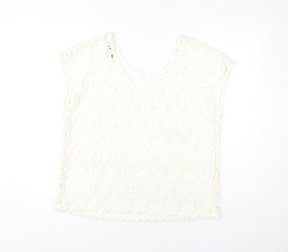 Womens UK Size 14 NEXT Ivory Camisole Blouse