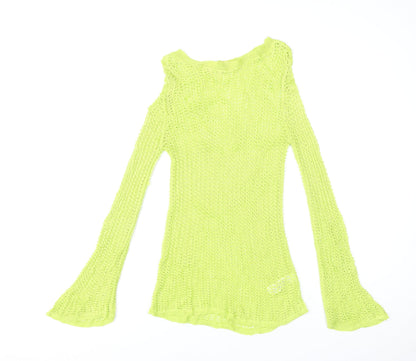 Womens UK Size 10 NEXT Green Pullover Jumper