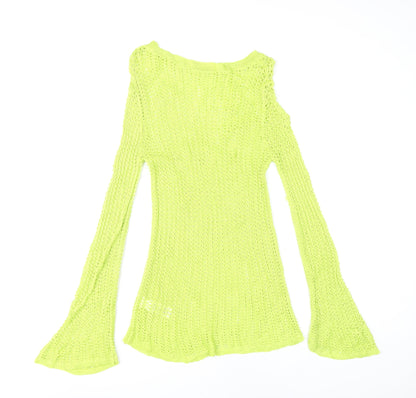 Womens UK Size 10 NEXT Green Pullover Jumper