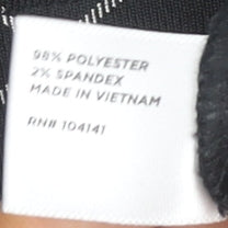 Lady Hagen Women's Black Check Ankle Trousers Size 10