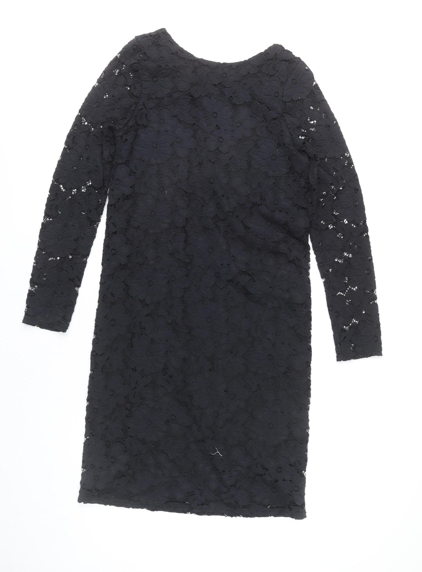 A Postcard from Brighton Women’s Black Lace Sheath Dress S Knee Length