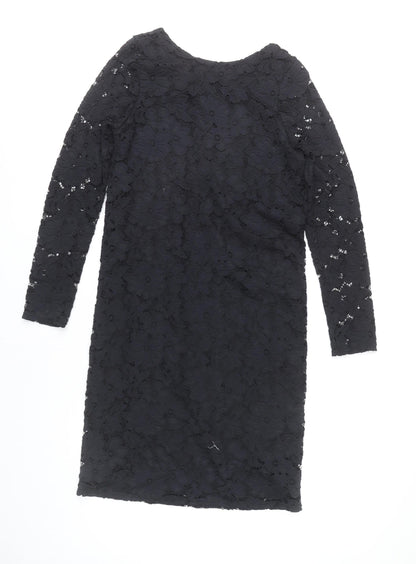 A Postcard from Brighton Women’s Black Lace Sheath Dress S Knee Length