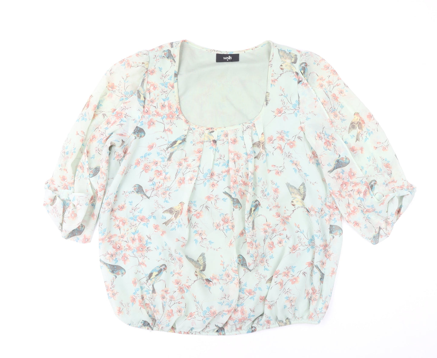 Womens UK Size 14 Wallis Multicoloured Tunic Blouse