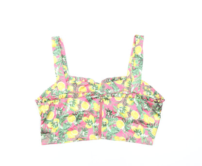 Womens UK Size 14 QED London Multicoloured Camisole Tank
