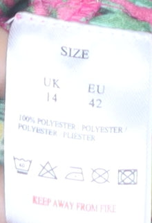 Womens UK Size 14 QED London Multicoloured Camisole Tank