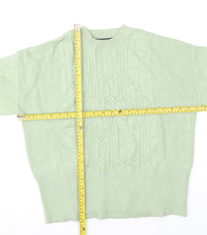 Womens UK Size M Marks and Spencer Green Pullover Jumper