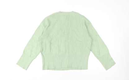 Womens UK Size M Marks and Spencer Green Pullover Jumper