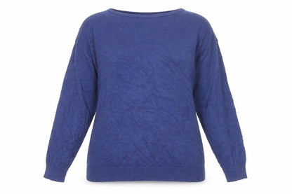 Debenhams Women Blue Size 18 Crew Neck Pullover Jumper