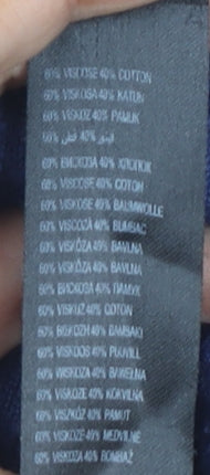 Debenhams Women Blue Size 18 Crew Neck Pullover Jumper