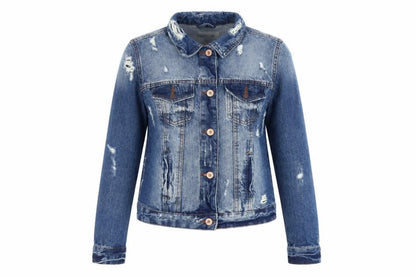 Womens UK Size 10 Denim Co. Blue Basic Jacket