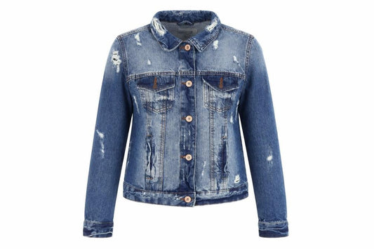 Womens UK Size 10 Denim Co. Blue Basic Jacket