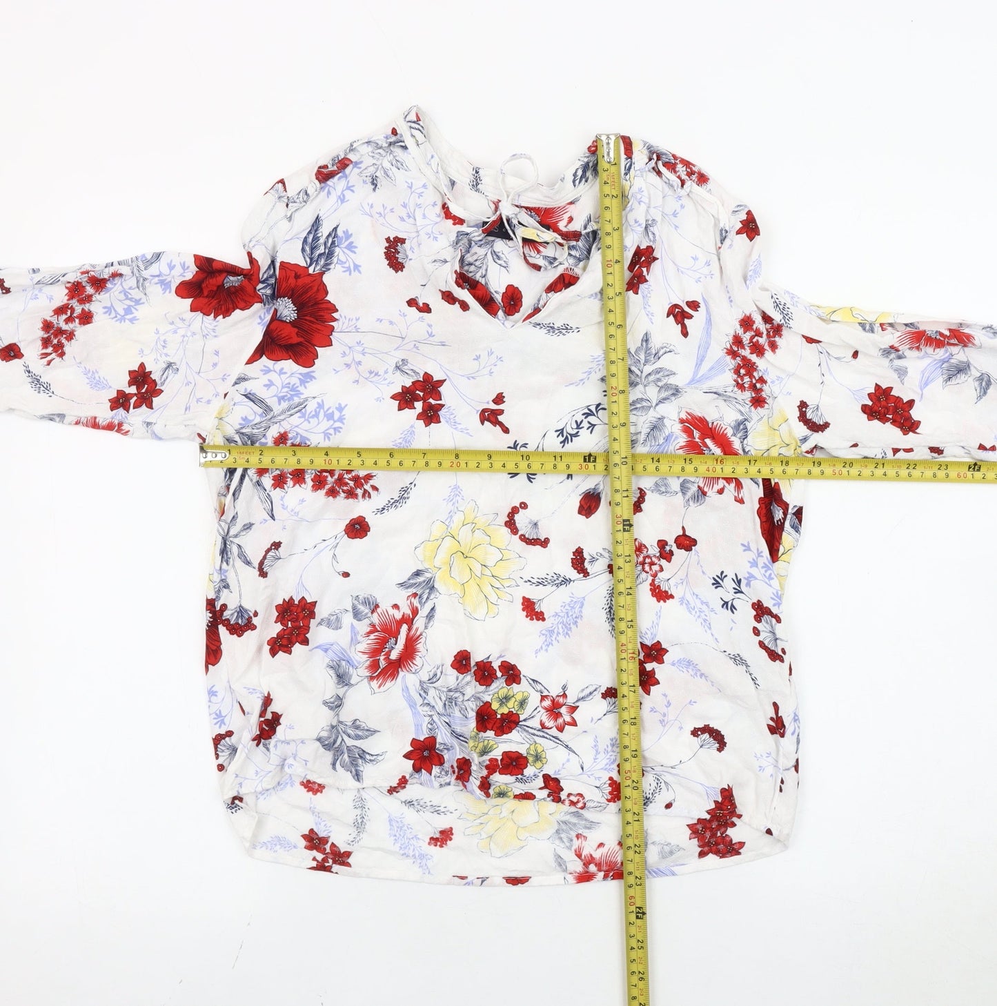 Womens UK Size 14 Marks and Spencer Multicoloured Tunic Blouse