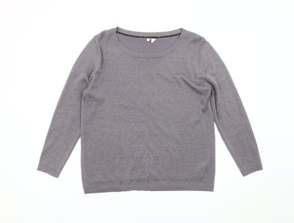 Womens UK Size 12 White Stuff Grey Pullover Jumper