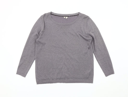 Womens UK Size 12 White Stuff Grey Pullover Jumper
