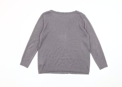 Womens UK Size 12 White Stuff Grey Pullover Jumper